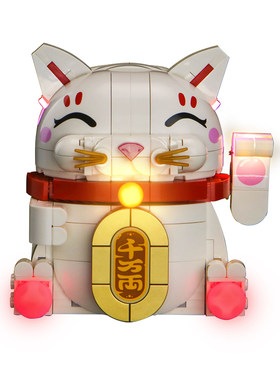 适用于乐高40813招财猫玻璃罩