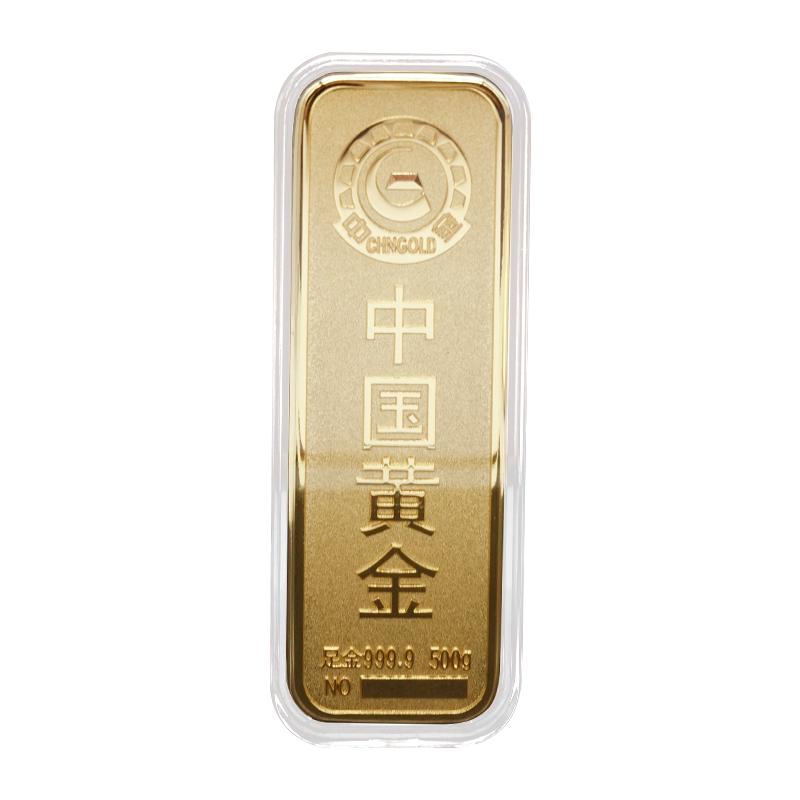 仿真金沙足重金条样品铜道具摆件