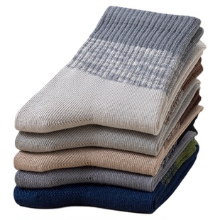 男童袜子100%棉a类儿童秋冬季纯棉男孩抗菌防臭无骨抗起球中筒袜