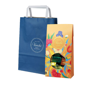 意大利进口零食闻绮巧克力75%黑鱼子酱覆盆子高端礼袋装节日送礼