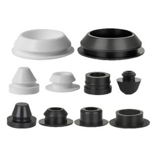 硅胶孔塞T型倒扣式堵头耐高温橡胶堵孔塞子带卡槽密封堵盖软胶GH