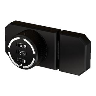 免打孔密码柜门锁柜子锁鞋柜抽屉文件铁皮柜门锁扣衣柜防盗密码锁