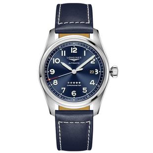 【自营】中古99新未使用浪琴先行者自动机械真皮男手表天文台认证