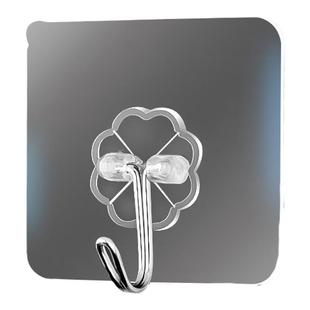 强力双面胶高粘度墙壁专用挂勾家用浴室厨房墙面吸盘承重粘钩透明牢固强力防水免打孔强力无痕胶不锈钢挂钩