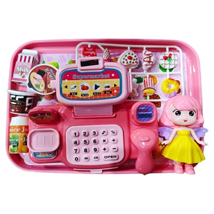儿童超市收银机玩具仿真收银台女孩3到6岁购物结账宝宝益智过