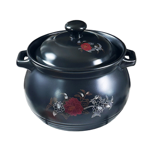 陶瓷砂锅家用明火耐高温沙锅煤气燃气专用炖锅煲汤锅大容量炖汤锅