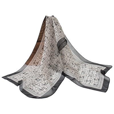 2026年丝巾长条高级感真丝围巾新款时尚洋气高档春夏桑蚕丝丝巾