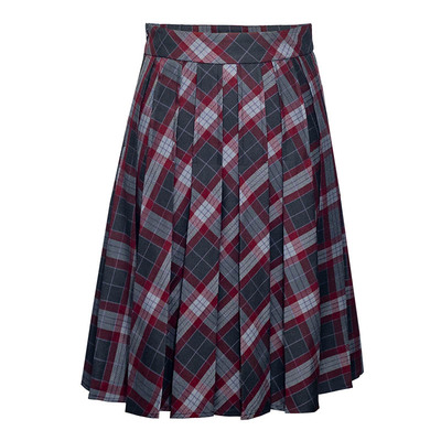 D-HARRY/迪哈利百搭格纹中长裙