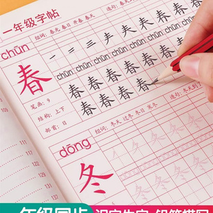 金枝叶生字摹写本小学生生字抄写本幼儿写字练字描红本