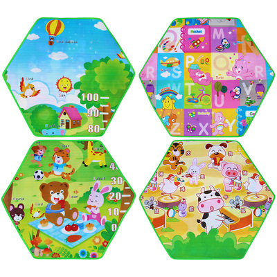 海洋球池六角儿童爬爬垫