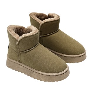 冬季新款2026厚底雪地靴女棉鞋加绒加厚短靴百搭韩版舒适女款鞋子