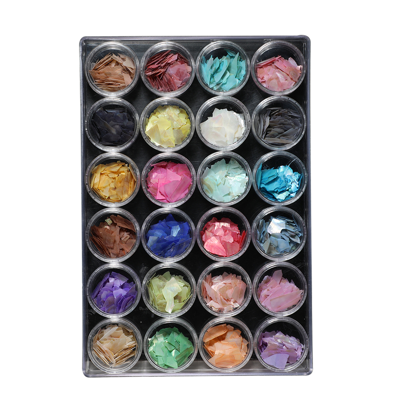 螺钿贝壳美甲胸针发簪漆画装饰工艺品diy手工制作非遗材料包盒装