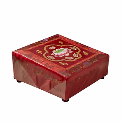 黄莲花拜凳拜垫实木加厚