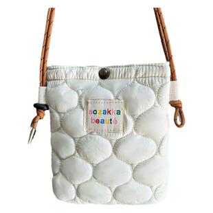 2024冬小方包外出逛街手机钥匙日韩单肩斜挎包女防水轻便羽绒包