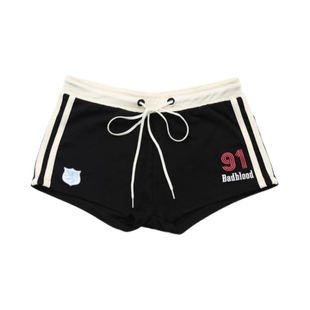 【宁艺卓同款】badblood超短裤紧身印花运动裤热辣平角裤健身瑜伽