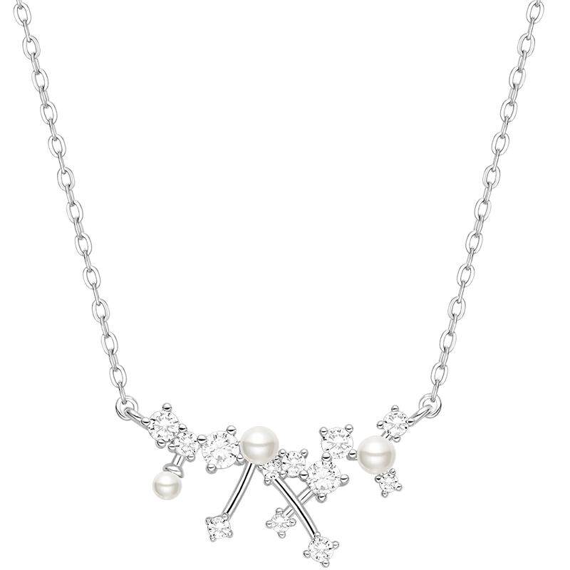 【自营】HEFANG Jewelry/何方珠宝小星云耳环/锁骨链 精致闪耀女