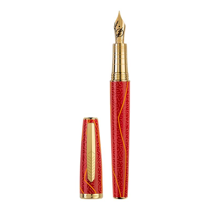 【预定】Montegrappa/万特佳闪电侠The Flash意大利原装进口钢笔男士女士高档商务限量款墨水笔送礼礼盒