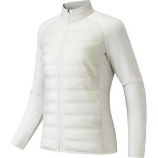 安踏氢羽绒丨修身排骨羽绒服女士2025冬季新款拼接短款外套羽绒衣