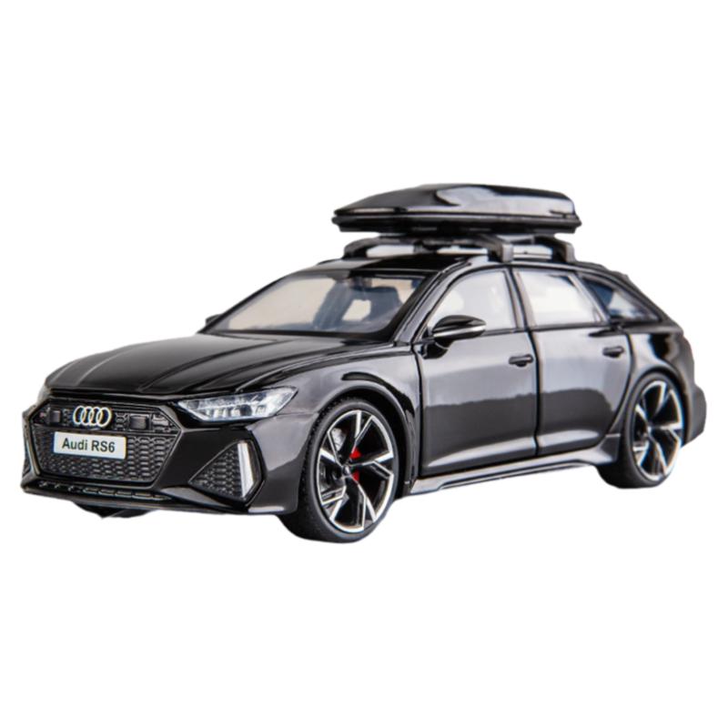 仿真RS6汽车模型合金玩具车摆件