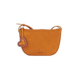 【卢昱晓同款】食草堂斜挎包新款包包水晶植鞣皮单肩包小众千灵