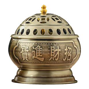 全金属24小时盘香炉支架可伸缩檀香12小时香托香座熏香炉塔香香插