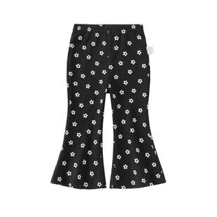 INSbobo女童裤子2026春秋款洋气女宝长裤宝宝童装秋季儿童喇叭裤