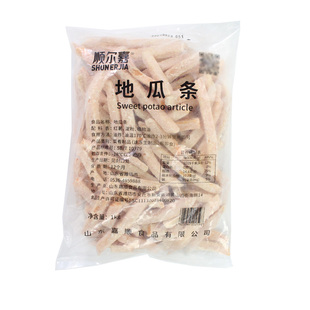 顺尔嘉甘梅地瓜条番薯干油炸第1佳豪大大冷冻小吃食品地瓜条1000g