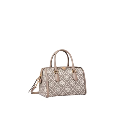 TORY BURCH 汤丽柏琦 T MONOGRAM 提花迷你酒桶包 182855