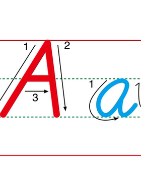 昕果字母笔划磁贴冰箱大小写