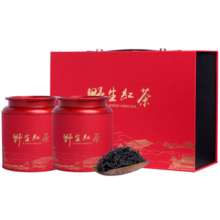 凤庆古树野生滇红茶云南功夫红茶古树散茶叶高品质红茶双罐礼盒装
