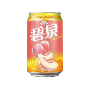 碧泉蜜桃茶饮料330ml*12罐装乌龙甜杏茉莉绿茶鸭屎香柠檬茶味整箱