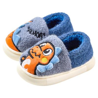 幸福玛丽恐龙儿童冬季棉拖鞋新款