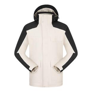 台州户外高端冲锋衣三合一可拆卸两件套潮牌防风保暖男女秋冬定制