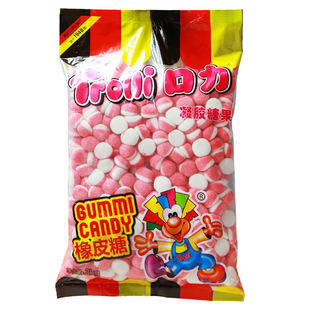 德国口力Trolli橡皮糖水果味软糖果500g散装年货汉堡自选混合装罐