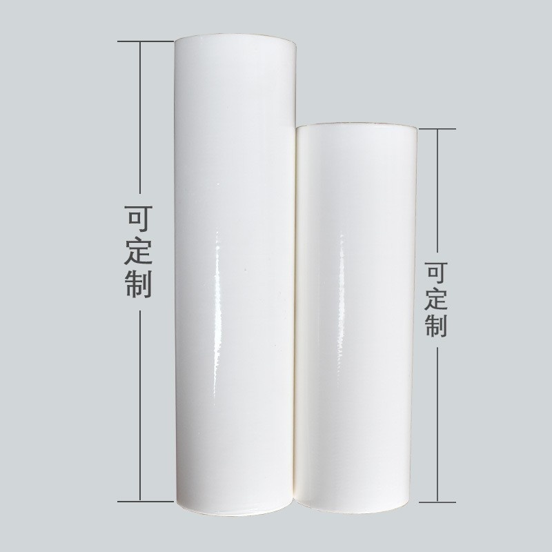 可撕式机用PP尘粘清洁免工业内径38mm滚筒非辊除尘刀尘免刀粘纸卷
