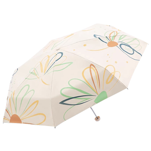 天堂伞正品超轻五折防晒防紫外线口袋伞女士晴雨两用手动折叠雨伞