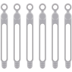 数据线收纳扣手机充电线固定扣硅胶扎带多功能理线器魔术绑带神器