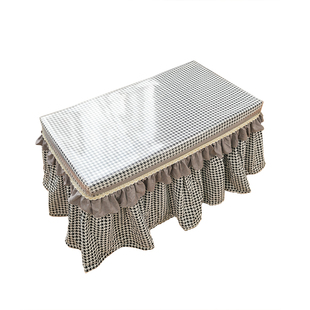 2025新款烤火桌子罩套防水防油PVC透明皮罩防尘长方形电暖桌面垫