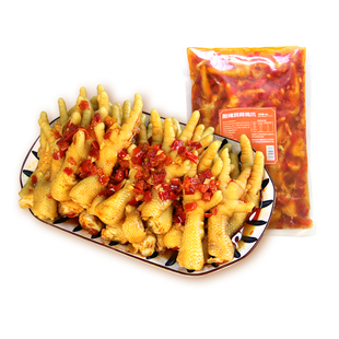 柠檬酸辣半脱骨鸡爪酒店餐饮摆摊商用2斤去大骨凤爪即食零食小吃