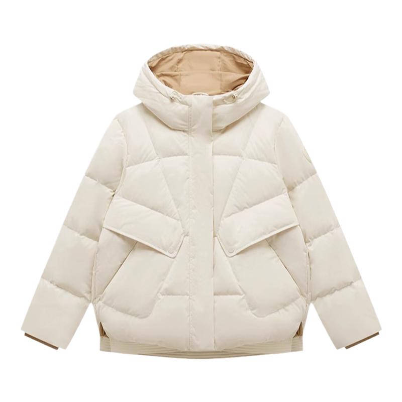 特步24冬款加厚保暖羽绒服外套