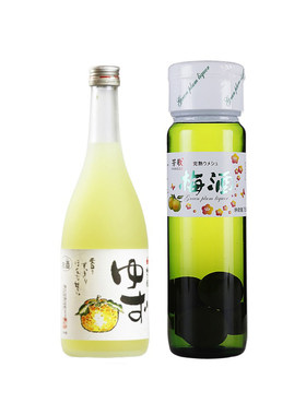 瓶装日本进口梅乃宿桃子酒梅子酒
