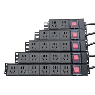 科海PDU机柜插座新国标五扁竖装234568位10A16A工程排插排接线板