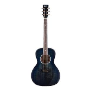 Fivcil凡喜Mic mini深海蓝38寸全单民谣吉他指弹唱入门进阶电箱款