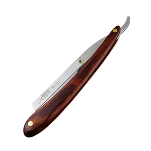 老式手动刮刀理发店专用剃刀刮胡刀木柄剃须刀修面刮脸刀剃发刀架