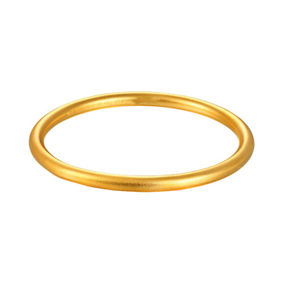 古法传承手镯女仿真黄金正品实心越南沙金素圈不掉色福牌手链首饰