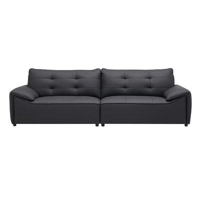 左右大黑牛沙发政府补贴2026新款黑色真皮客厅直排官方旗舰店6061