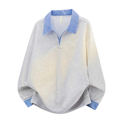 NASA官方进口美式潮牌假两件卫衣