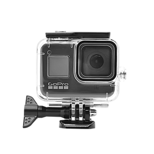 fujing 适用gopro13/12/11/10/9/8/7/6/5 45米防水壳水下保护壳边框潜水游泳装备镜头防摔防刮防水保护套配件