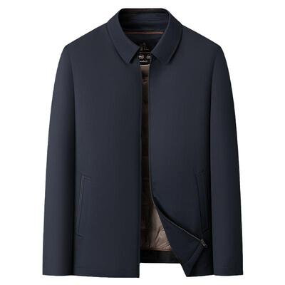 冬季白鹅绒内胆两件套羽绒服男