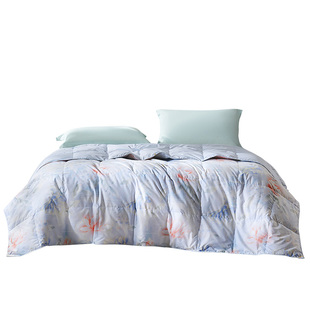 富安娜95白鹅绒被芯空调被春秋被褥夏季薄款被子床品夏凉被羽绒被